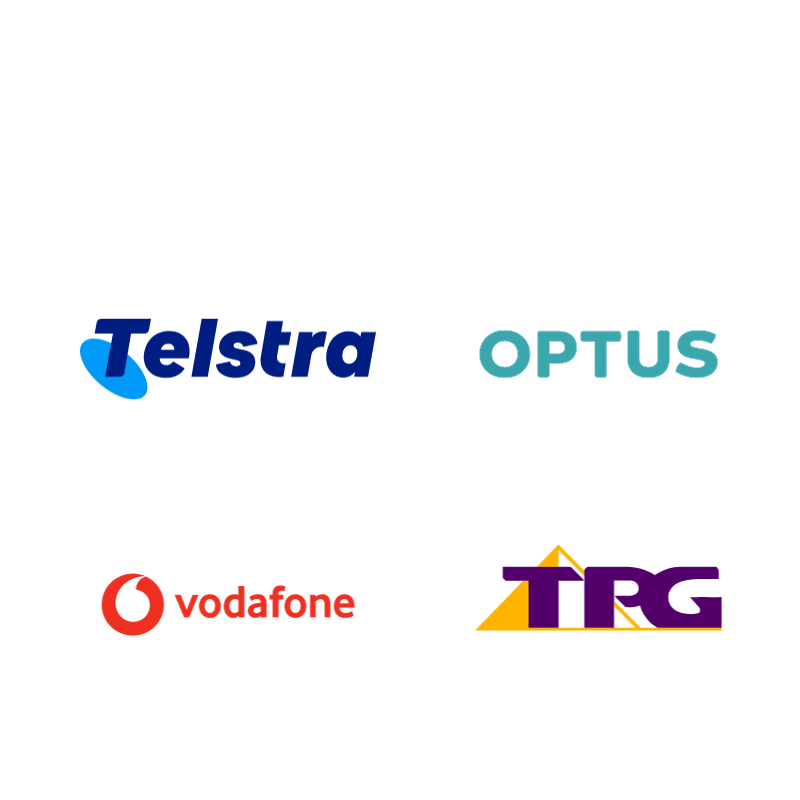 All Australian mobile and landline logos